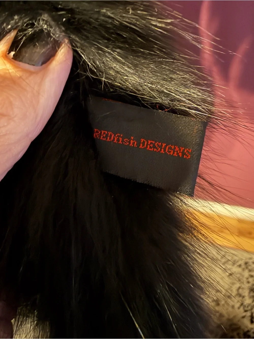 Luxurious Black Fox Fur Stole